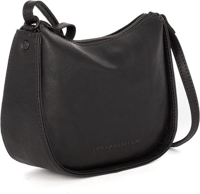 Leren Crossbodytas - Emilie - Zwart