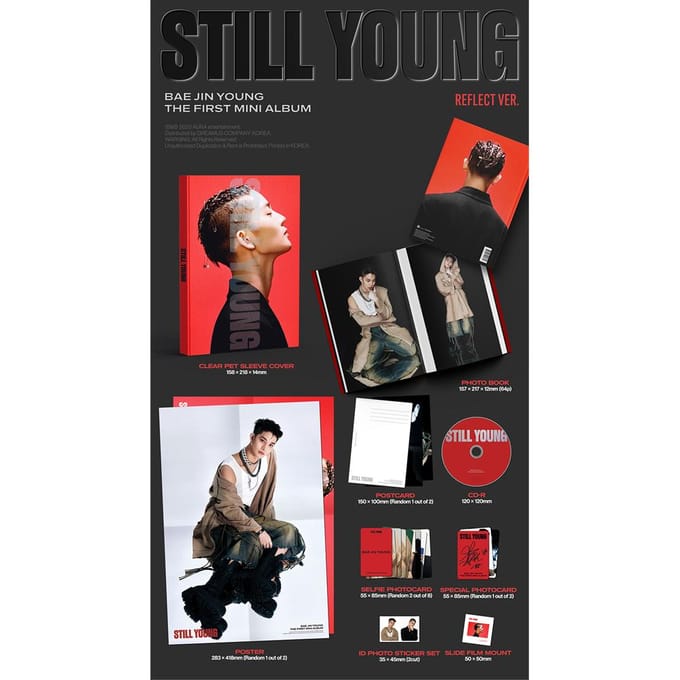 BAE JIN YOUNG - STILL YOUNG (1ère Mini) REFLECT ver. black