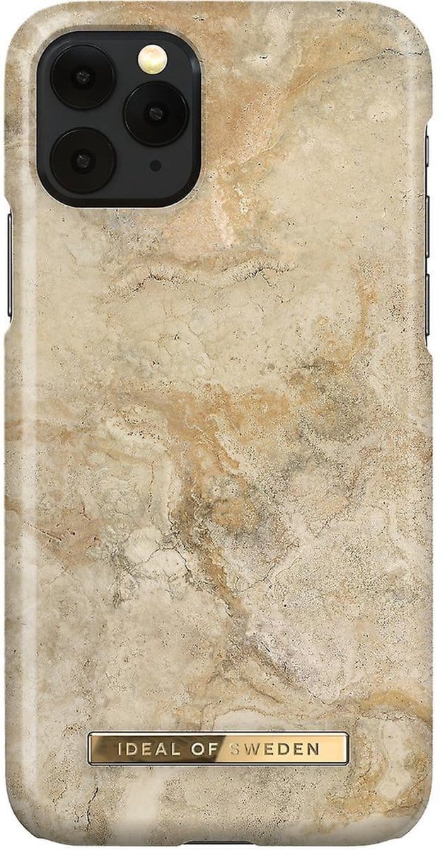 Fashion Backcover voor iPhone 11 & iPhone XR - Sandstorm Marble