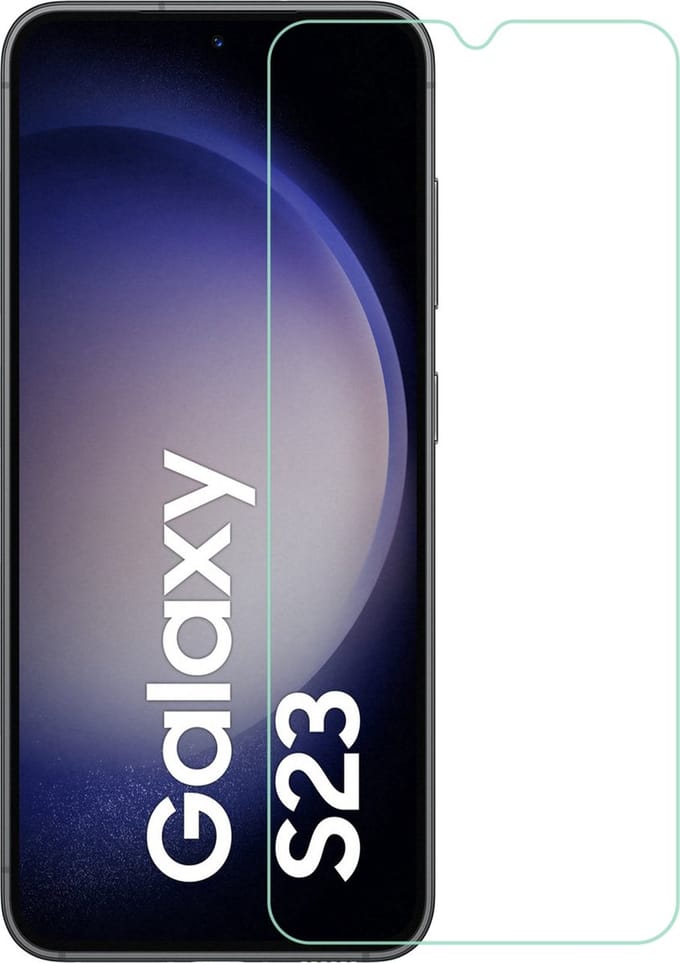 BixB screenprotector Geschikt voor Samsung Galaxy S23 gehard glas tempered glass bescherming