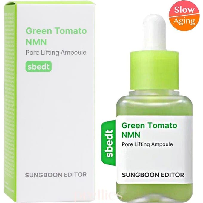 SUNGBOON EDITOR Groene Tomaat NMN Poriën Lifting Ampoule 40ml beige