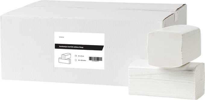 Handdoekjes interfold cellulose 3laags