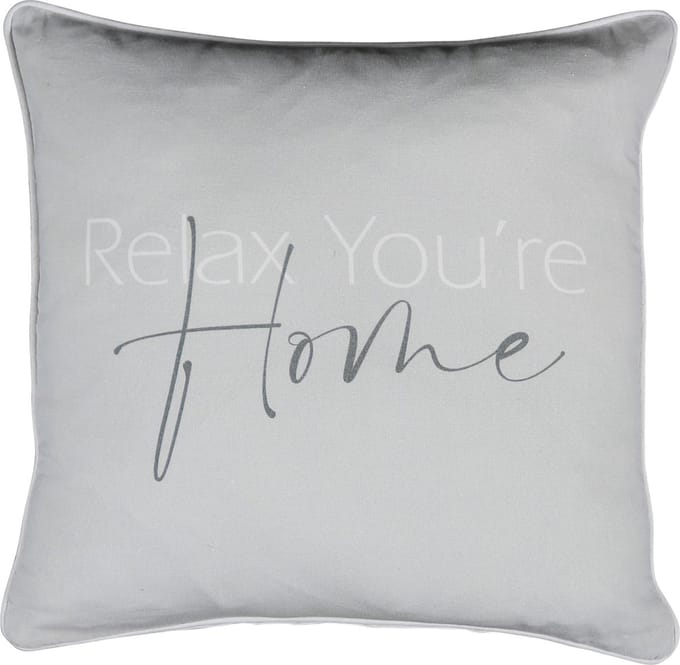 kussen katoen relax you're home 45x45cm*