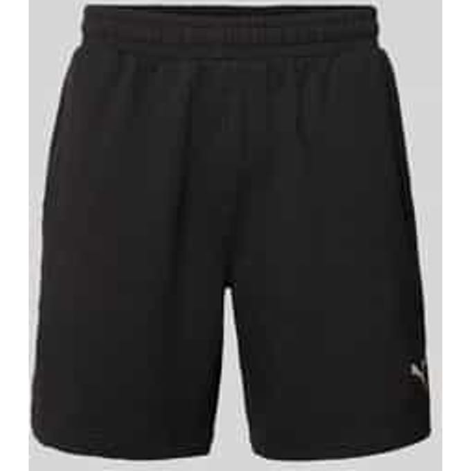 Short met logo-stitching