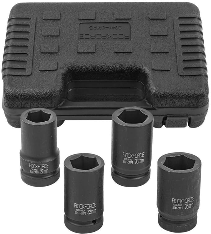Rockforce RF-8041 Serie - Dopsleutelset - 1" - 27-36mm - 6-kantig