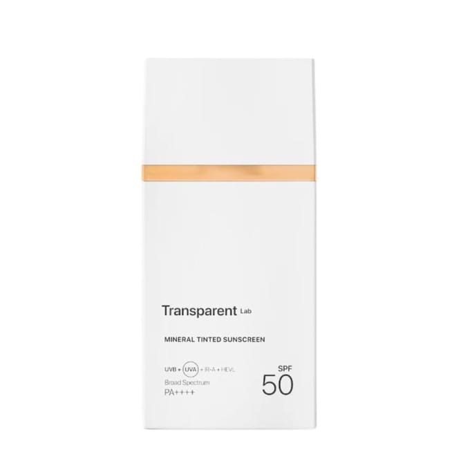 Transparent Lab Crème Solaire Minérale Teintée Medium SPF50 PA++++ 100 ml - crème minérale teintée