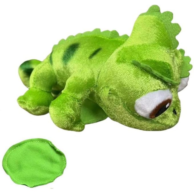 15cm Pascal Rapunzel Kameleon Pluche Pop Zacht Knuffeldier Speelgoed Kinderen Cadeau Schouder Pluche 15cm lichtgroene kleur