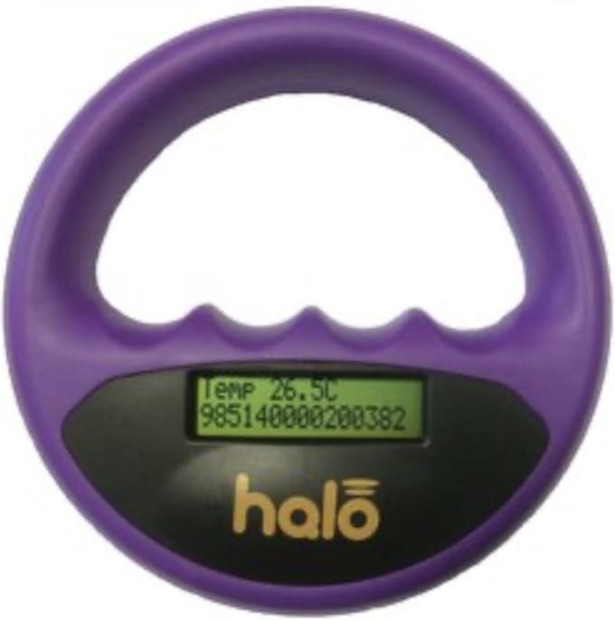 Halo Chip Reader Scanner Dieren - Chiplezer - Huisdieren - Chipreader lezen dieren chips (PAARS)