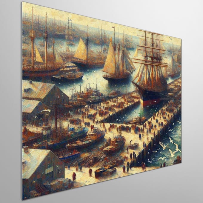 Kunstprint | Wanddecoratie | Dibond | 40 × 40 cm