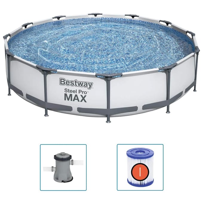 Bestway Zwembad Steel Pro Max Diameter 366 cm Zwembaden