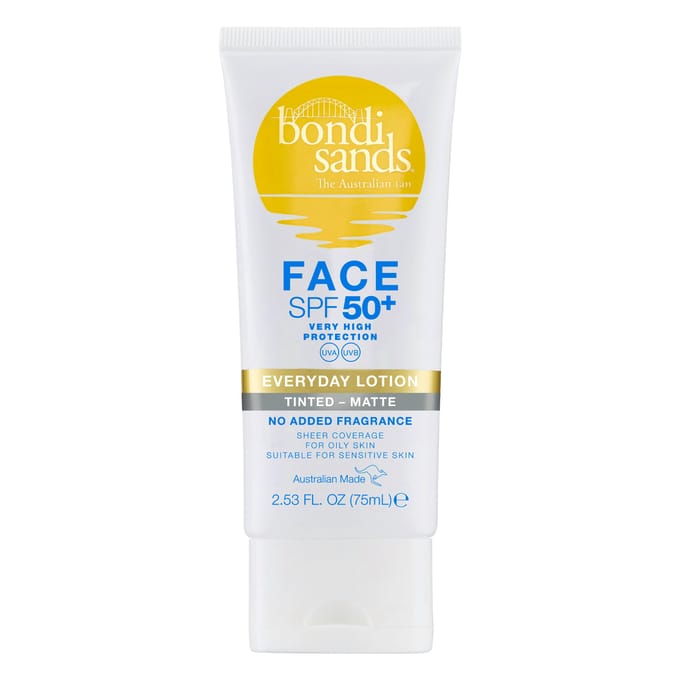 Bondi Sands Everyday Matte Tinted Face Lotion - SPF 50+ - 75 ml