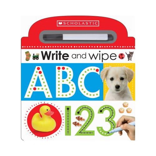 Write And Wipe Abc 123 (Scholastic Early Learners) - Scholastic