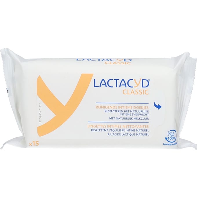 LACTACYD Retail Daily wipes 15 NL