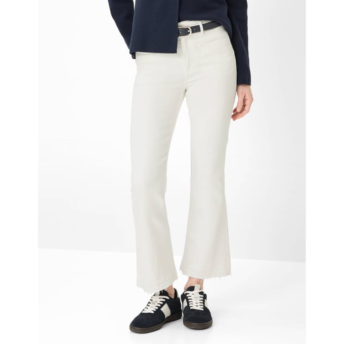 Brax Dames Jeans  Style ANA S BOOT SOFT ECRU, denim offwhite, maat 38