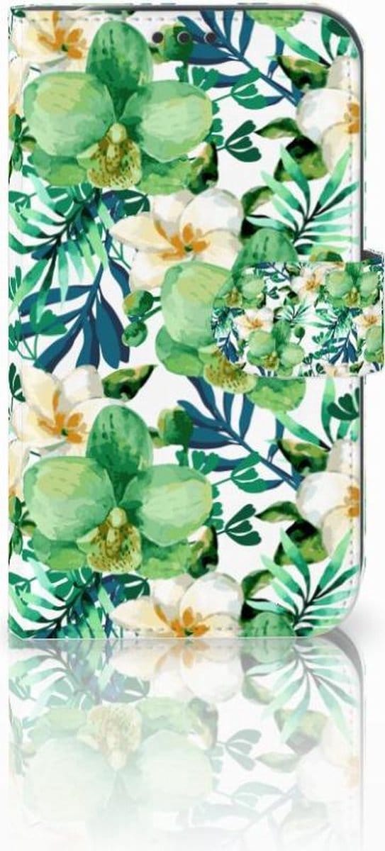 Samsung Galaxy Xcover 4 | Xcover 4s Hoesje Orchidee Groen