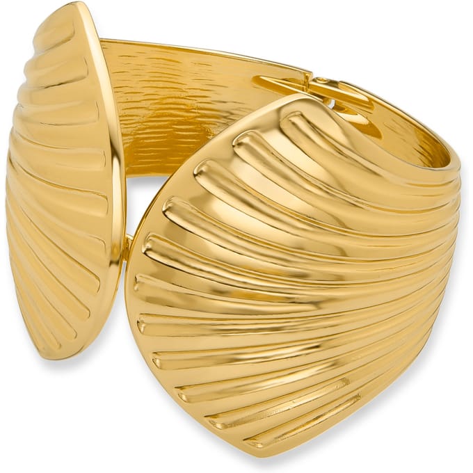 Armband - Luxenter - Waryo - 18-karaats geelgouden afwerking - Diameter 65 mm - Metalen legering geel