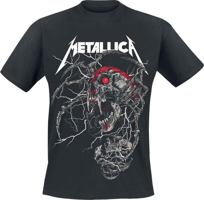 Metallica - Spider Dead Heren T-shirt - M - Zwart