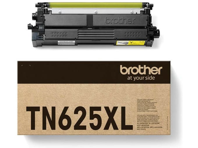 Brother TN625XLY - high capacity - yellow - original - toner cartridge