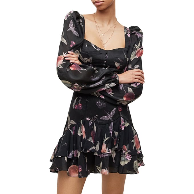 AllSaints Ria Soleil Top Black Taglia: 4 | Magliette intime Outlet | Donna | Nero