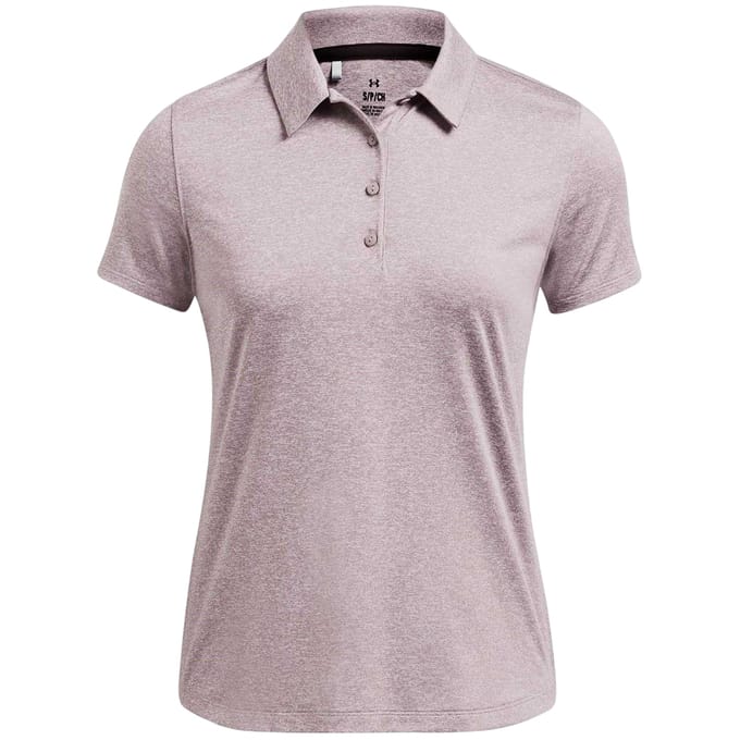 Under Armour Playoff-poloshirt met korte mouwen voor dames (Grijs)