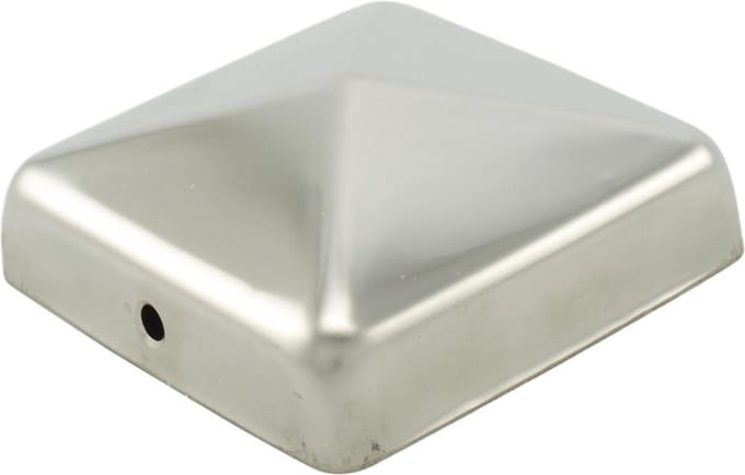 Paalornament RVS 71x71mm