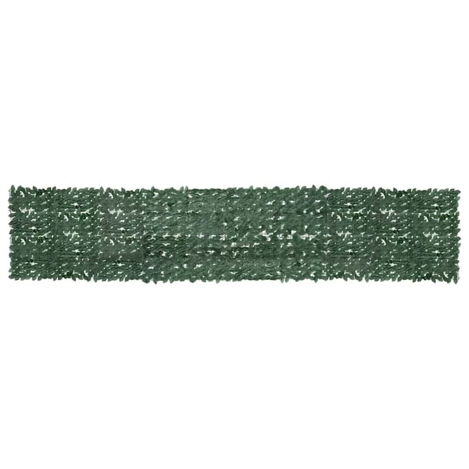 vidaXL - Balkonscherm - met - donkergroene - bladeren - 500x100 - cm
