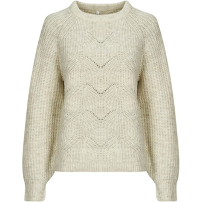 Relaxed fit gebreide pullover met wol, model 'GILA'