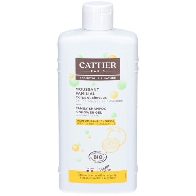 Cattier Shampoo & Douchegel voor de Hele Familie 500 Schuim