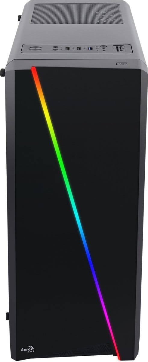 ATX Semi-tower Box Aerocool ACCM-PV10012.11 RGB USB3.0 LED RGB Black