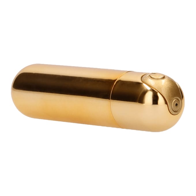 Be Good Tonight by Shots - 10 Speed Rechargeable Bullet - Gold