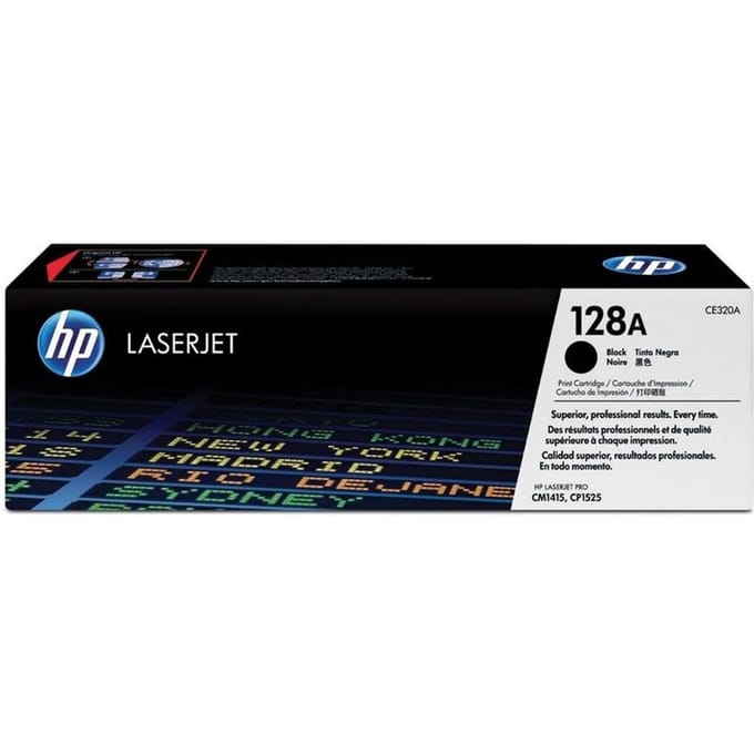 Tonercartridge hp ce320a 128a zwart