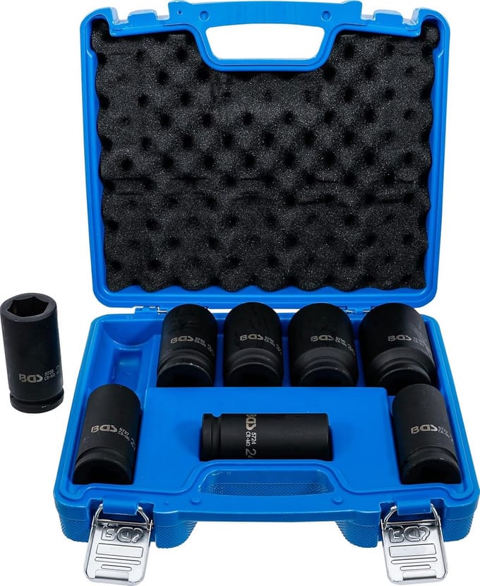 Extra Diepe Slagsleuteldoppen Set 3/4 Inch Aandrijving 8 Delig