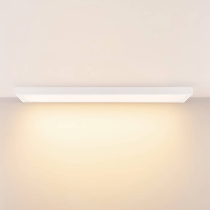 Deko-Light LED paneel PRO OFFICE SANO, 123 x 33 cm, dimbaar, wit metaal CCT