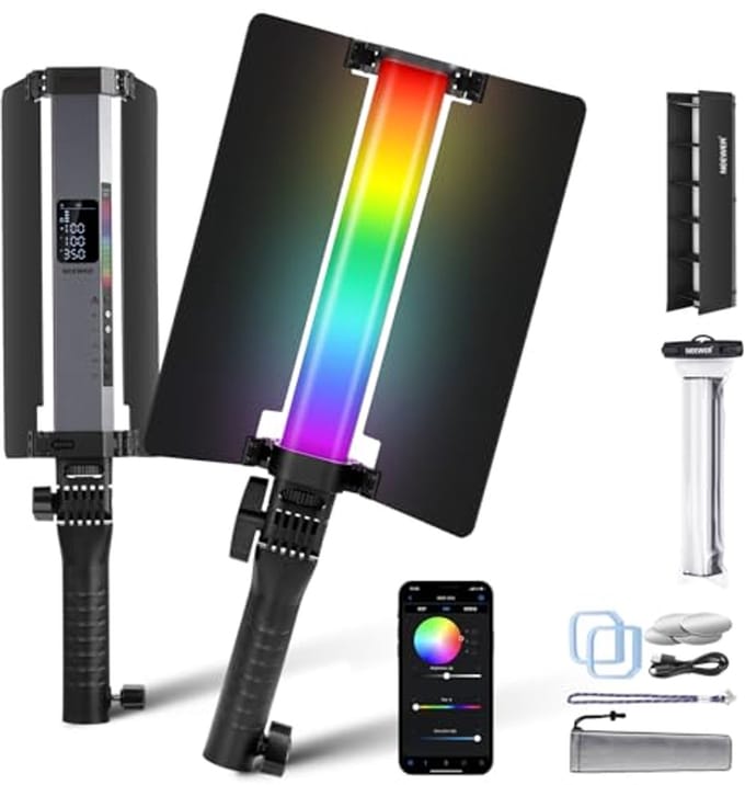 RGB Led-buis met Draadloze App-besturing en Magnetische Bevestiging