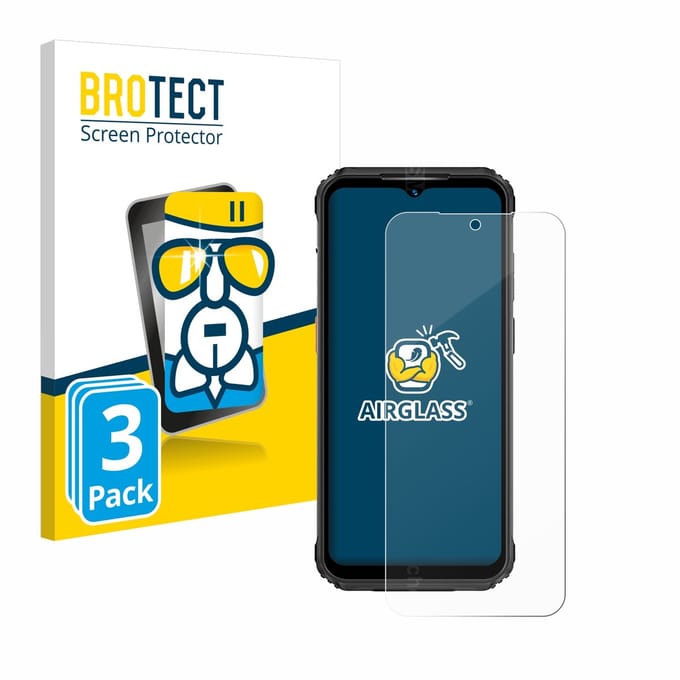 Screenprotector 3 Stuks voor Ulefone Armor 21 Beschermglas transparant