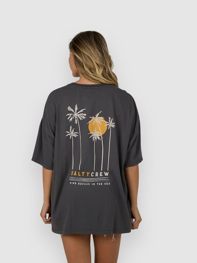 Salty Crew Palm Set Cover Up T-Shirt grijs