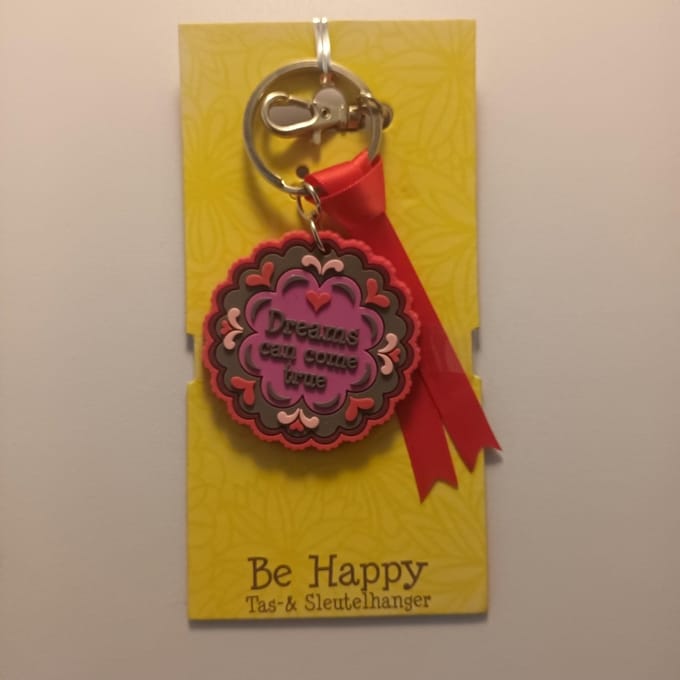 Be Happy - Sleutelhanger - Dreams can come true