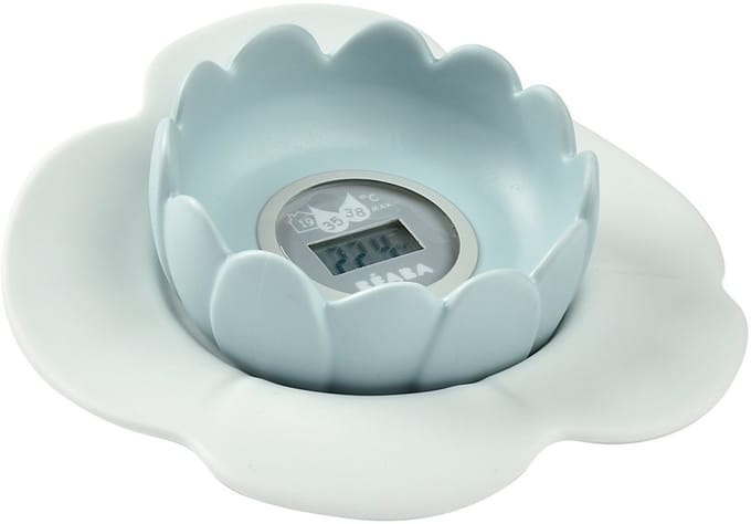 Béaba Badthermometer Lotus – Digitale Water- en Kamertemperatuurmeter – Drijvend & Veilig – Groen/Blauw
