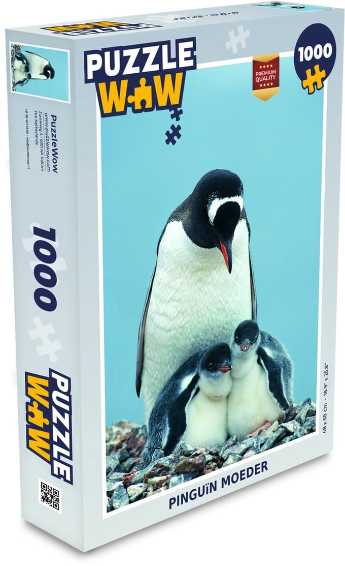 Puzzel Dieren - Pinguïns - Kuiken - Legpuzzel - Puzzel 1000 stukjes volwassenen