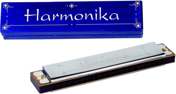 GOKI Muziek - Mondharmonica - L15,5Cm - 20 Tonen - 3 Jaar