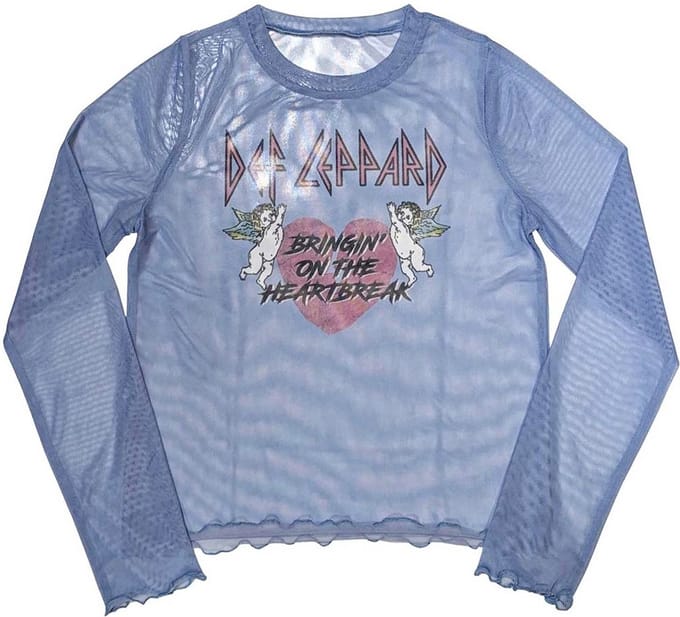 Def Leppard - Bringin On The Heartbreak Longsleeve top - M - Blauw