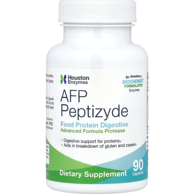 Houston Enzymes, AFP Peptizide, 90 Capsules
