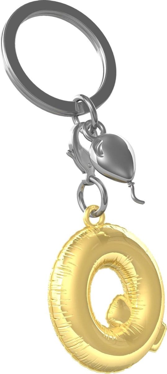 Metalmorphose Initialen Alfabet Sleutelhanger Letter Q