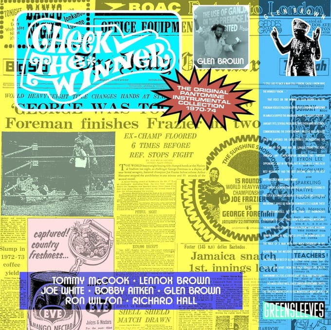 Glen Brown - Check The Winner (1970-1974 Instrum (LP)