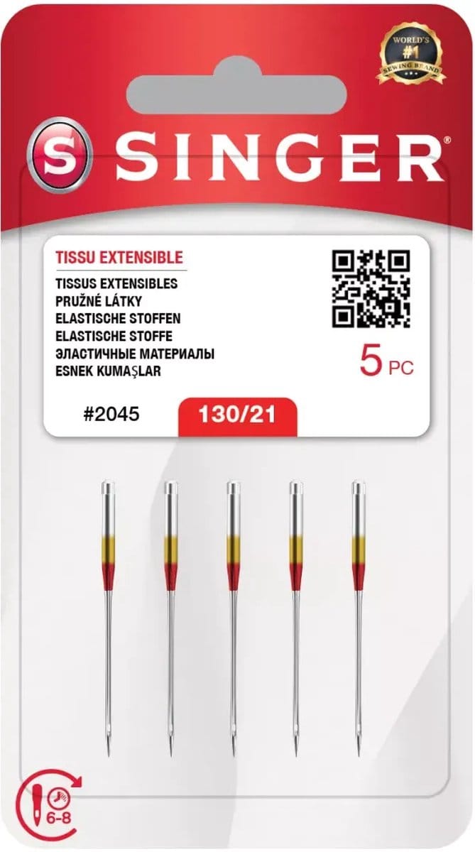 Singer Stretch 2045 130 Naalden (5 stuks )