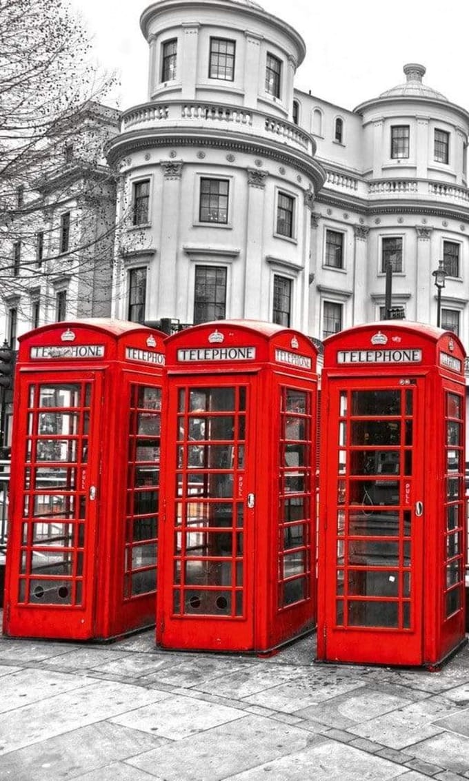 Fotobehang - London 150x250cm - Vliesbehang