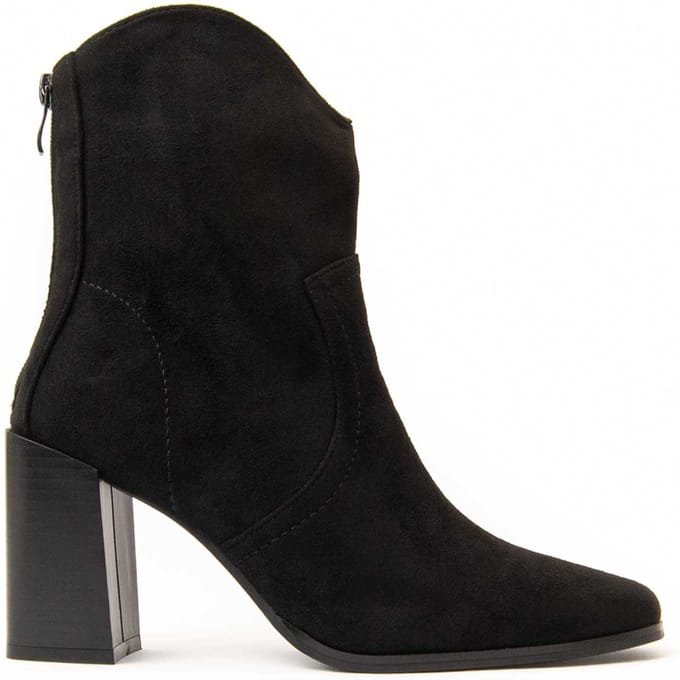 Botín De Tacón Para Mujer.  Montevita  Botilan34  96954 41 noir