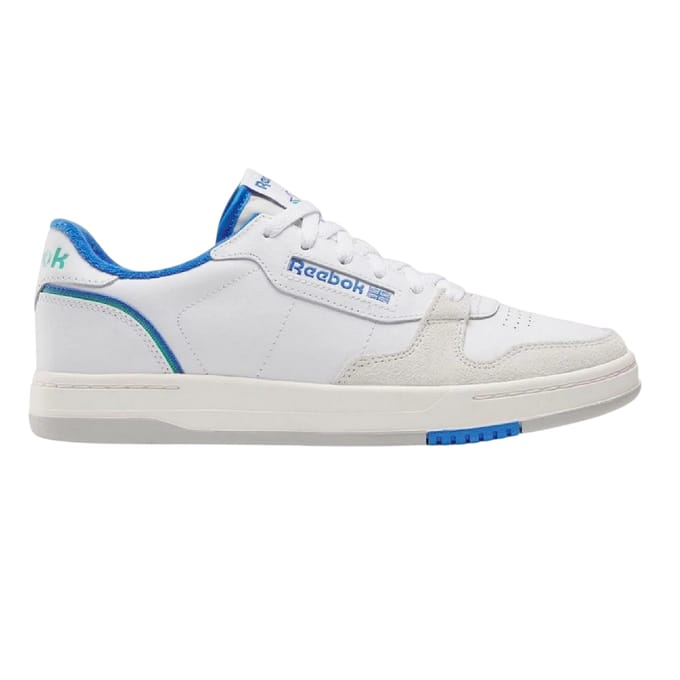 Reebok Phase leren sportschoenen voor dames (Wit/blauw)