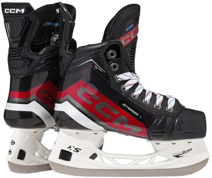 CCM - Jetspeed FT6 Pro IJshockeyschaatsen - Kinderen - Zwart - 35
