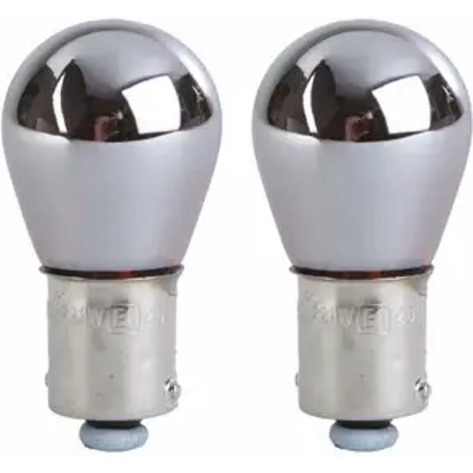 Set van 2 chromen lampen Chaft BA15S